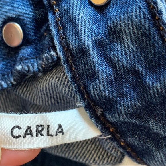 GRLFRND Carla wide leg cropped jeans size 30 - Picture 13 of 16